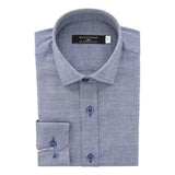 Navy Oxford Dress Shirt