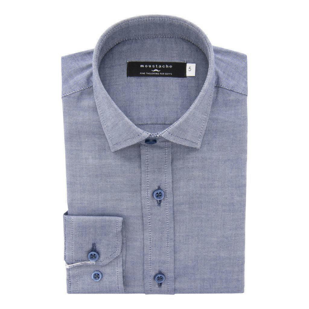 Navy Oxford Dress Shirt