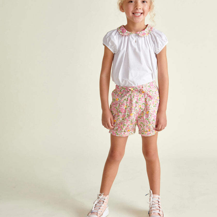 Made With Liberty Fabric Girls Shorts Dana