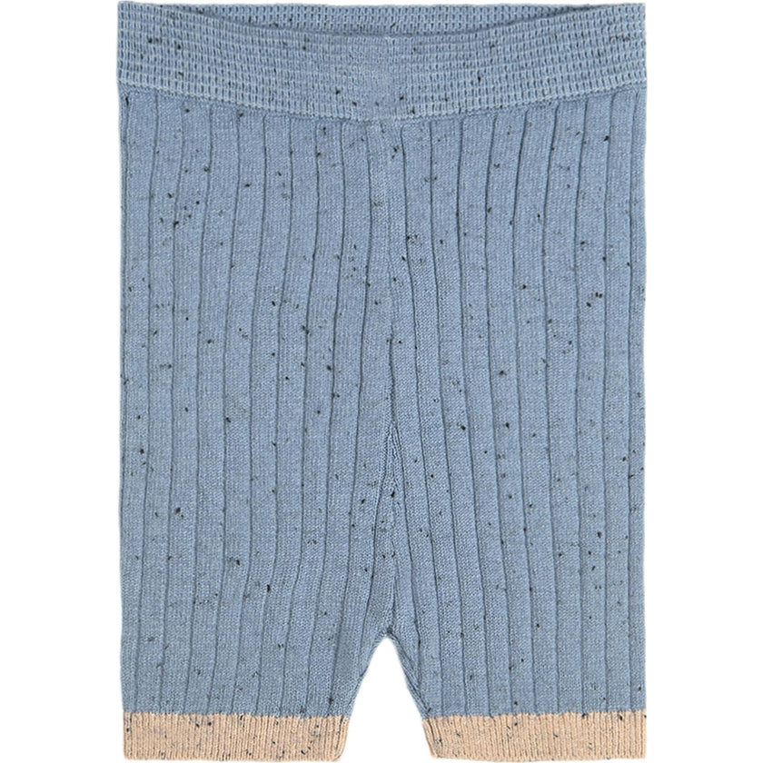 Ribbed Knit Retro Biker Shorts