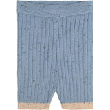 Ribbed Knit Retro Biker Shorts