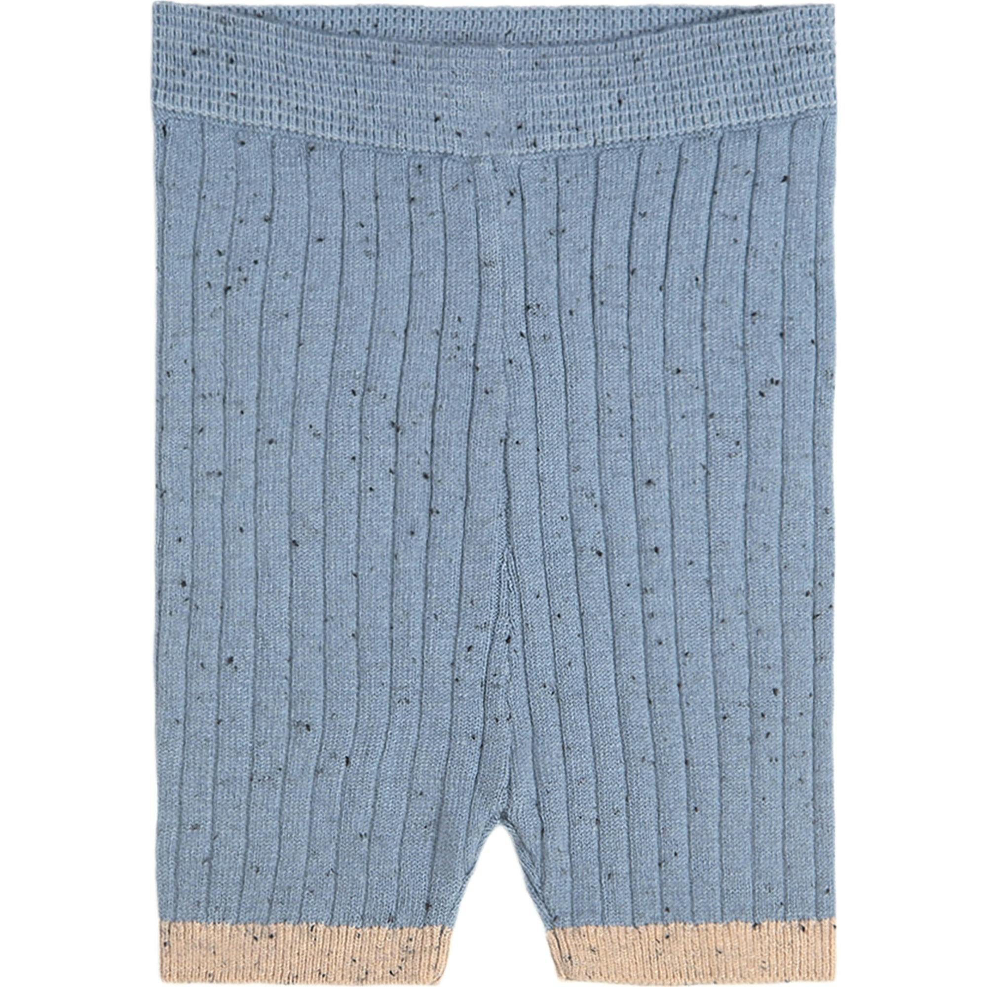 Ribbed Knit Retro Biker Shorts