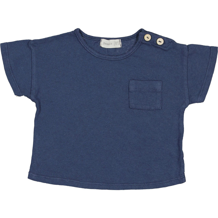 Short Sleeve 2-Buttoned T-Shirt