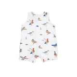 Ducks - Sleeveless Shortie Romper