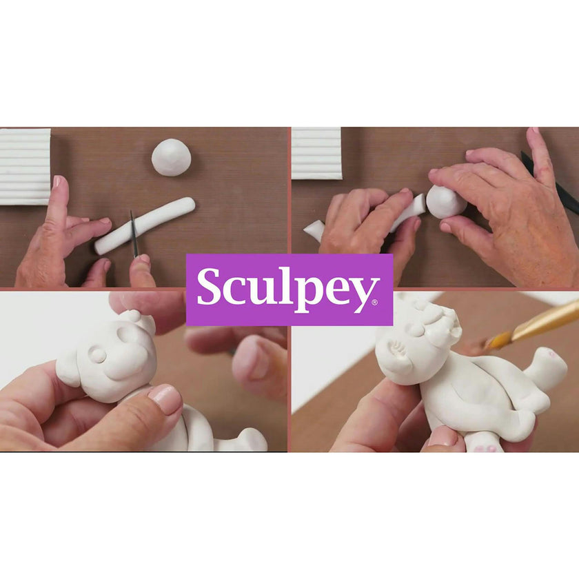 Sculpey III: Polymer Clay White - 8oz Pack - Oven Bake Clay