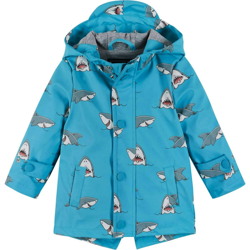 Infant Blue Print Raincoat