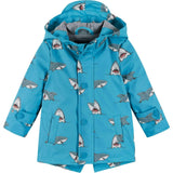Infant Blue Print Raincoat