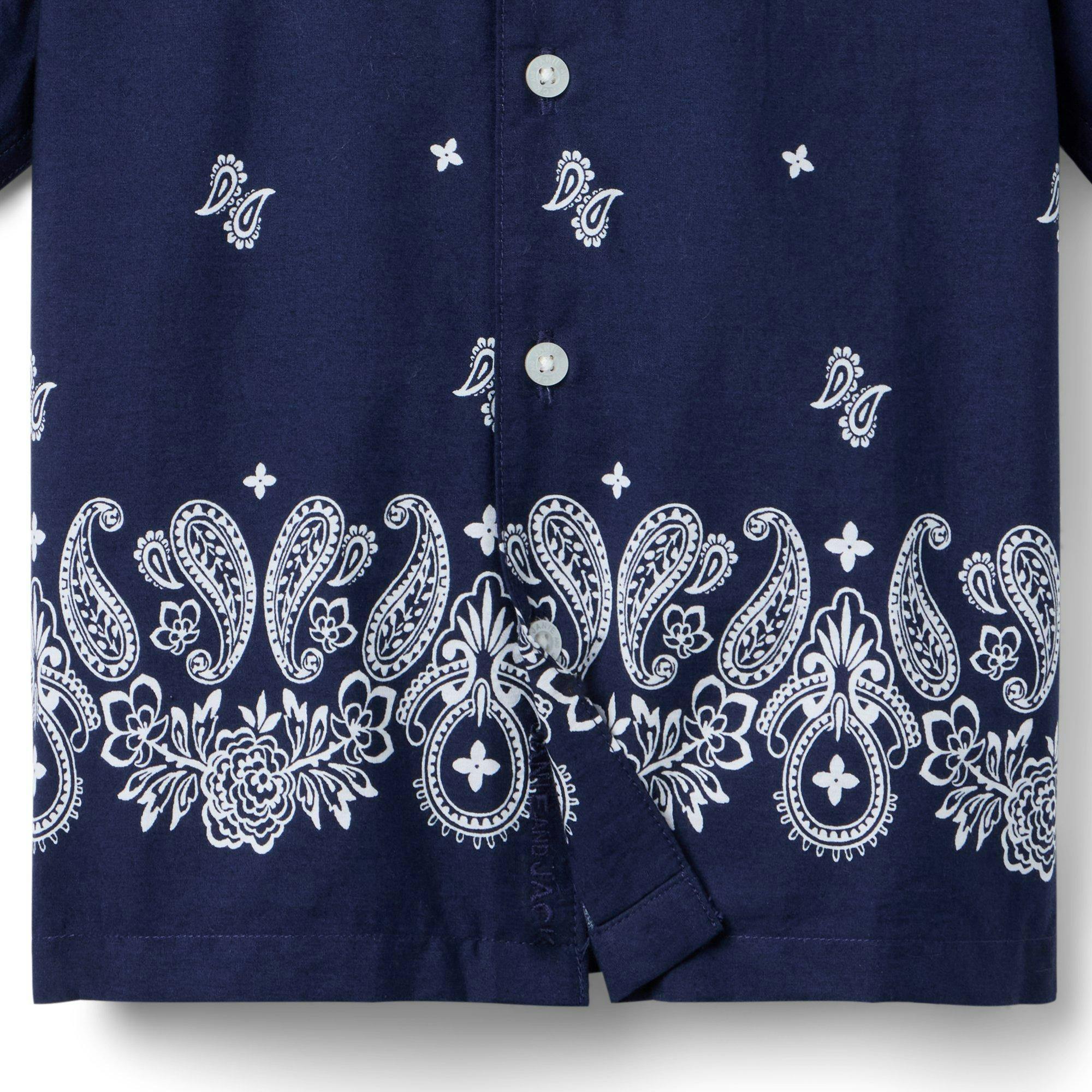 The Bandana Shirt, navy blue