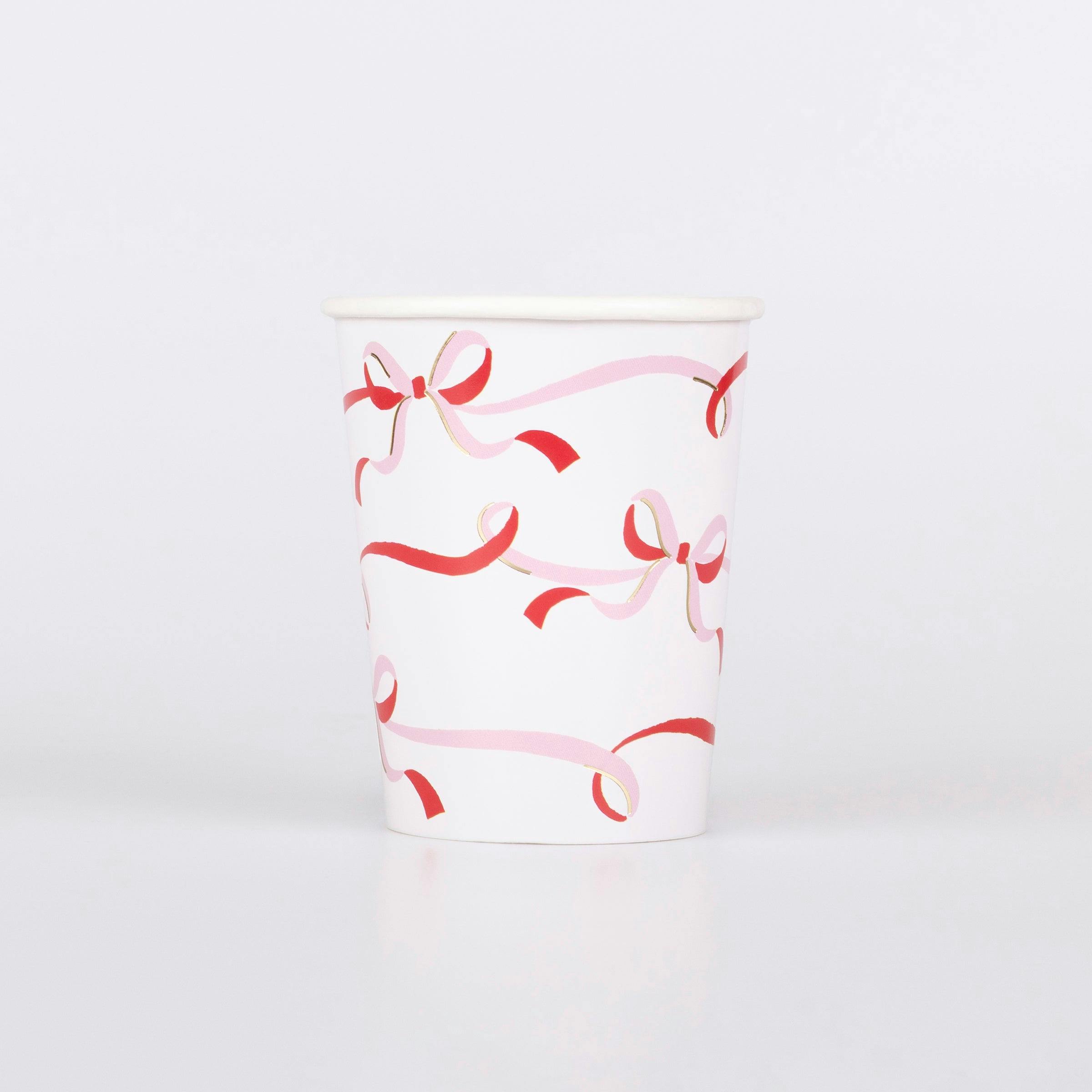 Ribbon Bow Cups