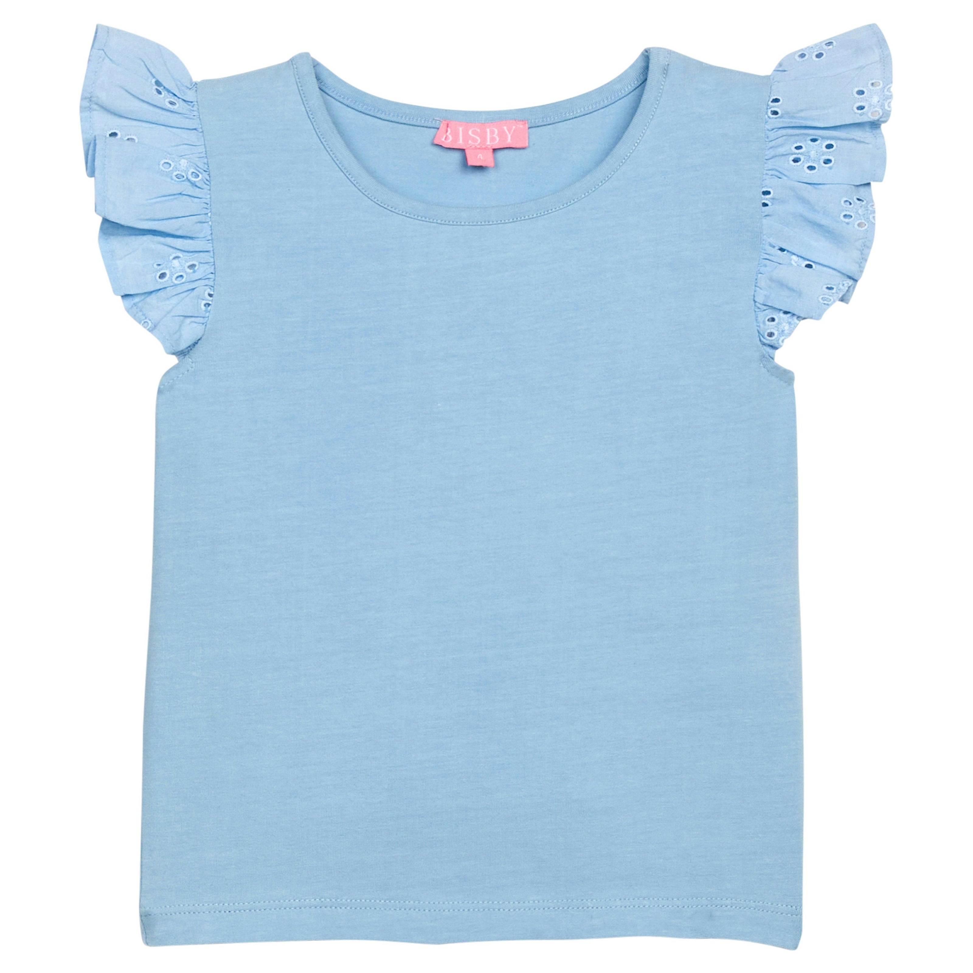 Eyelet Tank - Light Blue