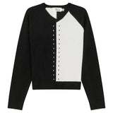 Color Blocked Knit Sweater