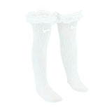 Layered Ruffle Bow Socks
