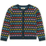 Iconic Raglan Long Sleeve Button-Up Knit Cardigan, Multi