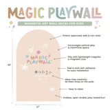 JUMBO Magic Playwall - Arch Magnetic Wall Decal for Kids