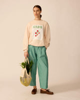 Adults Organic Weekend Sweatshirt in Peach