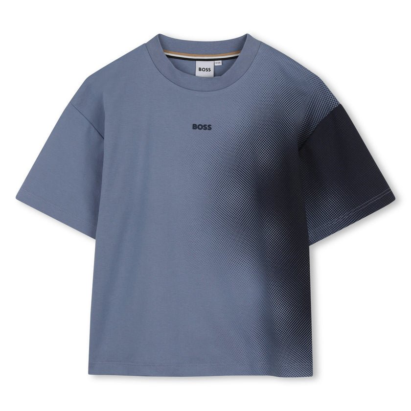 Lavender Blue Gradient Graphic T-Shirt