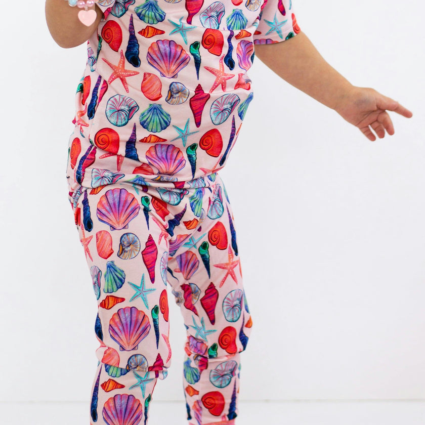 Cute as Shell Short Sleeve Pajama Set