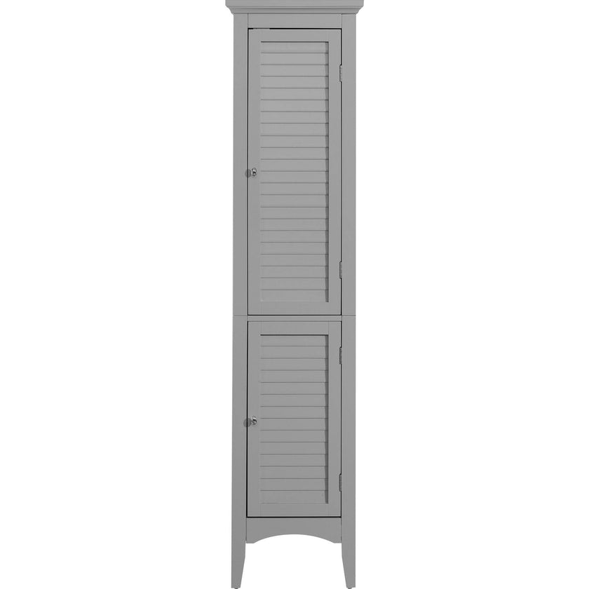 Glancy Wooden Linen Tower Cabinet with Storage