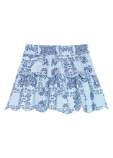 Two Tiered Skort - Boho Blue
