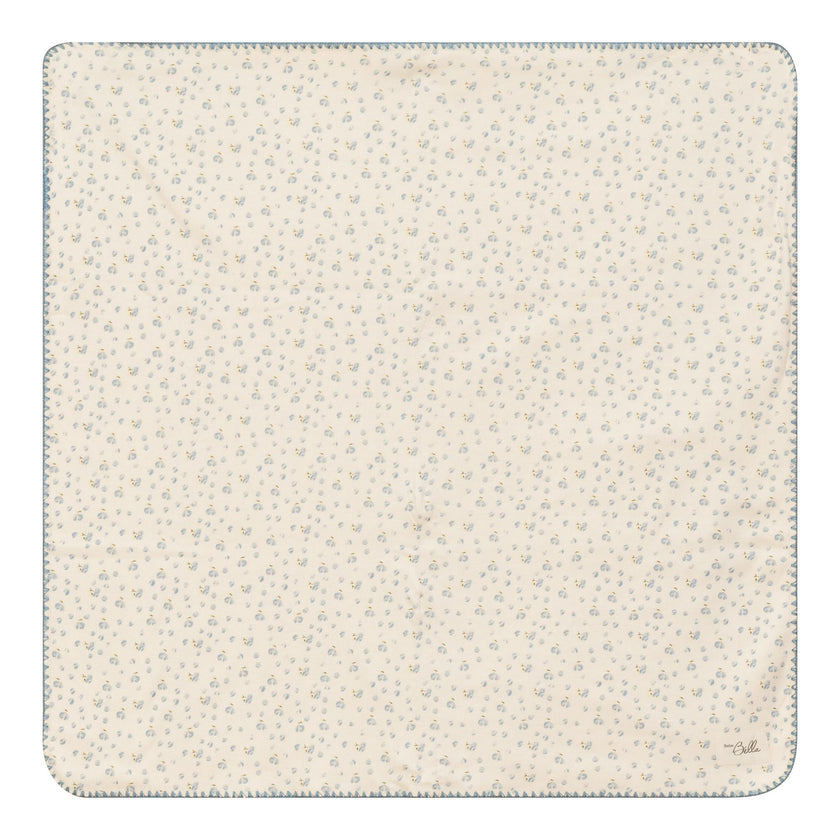 Printed Ribbed Floral Blanket