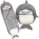 Happy Nappers: Pillow & Sleepy Sack: Large - Grey