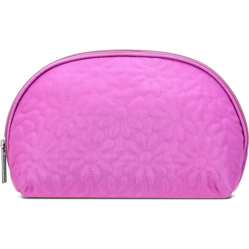Puffy Flowers Oval Cosmetic Bag