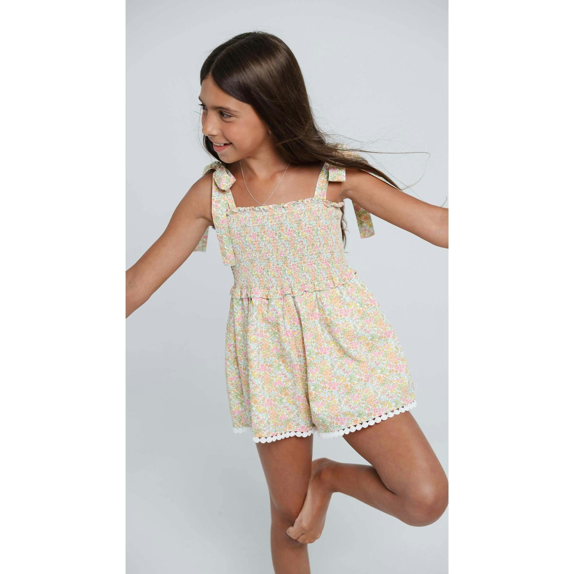 Shellona Romper in Garden Sorbet