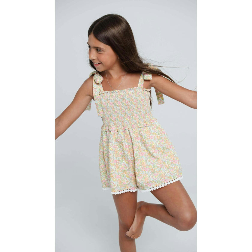 Shellona Romper in Garden Sorbet