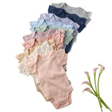 RORY 10-Pack Short Sleeve Ruffle Bodysuits