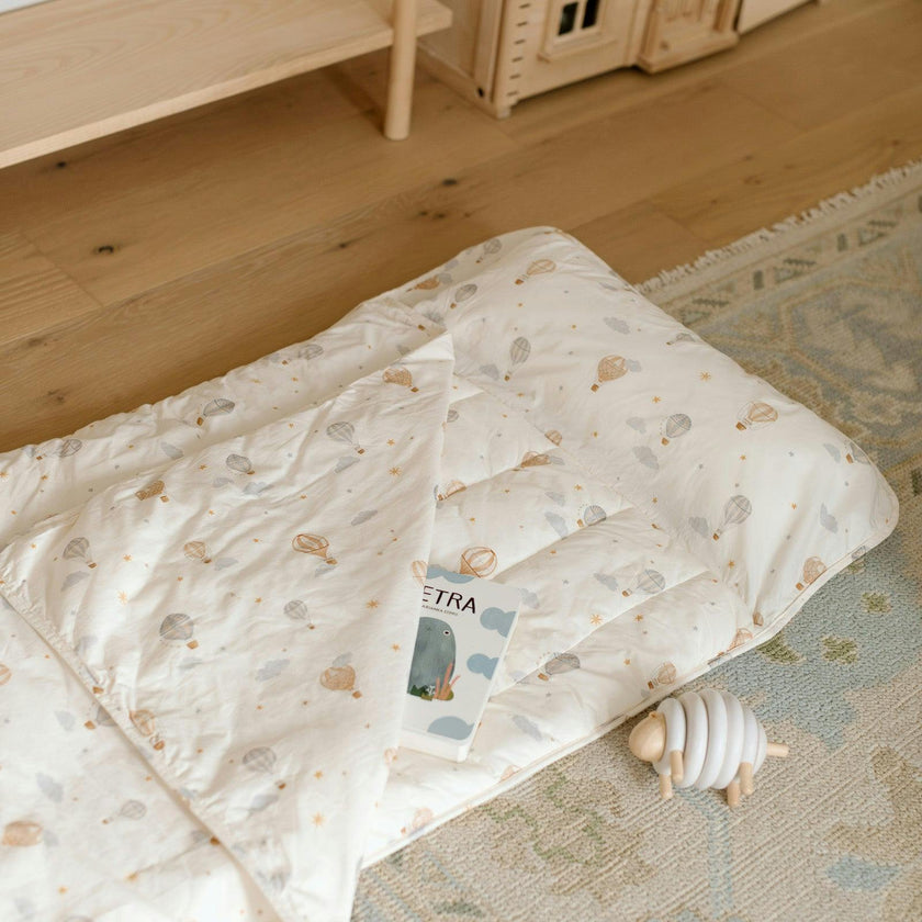 Organic Toddler Nap Roll-N-Rest Mat Set