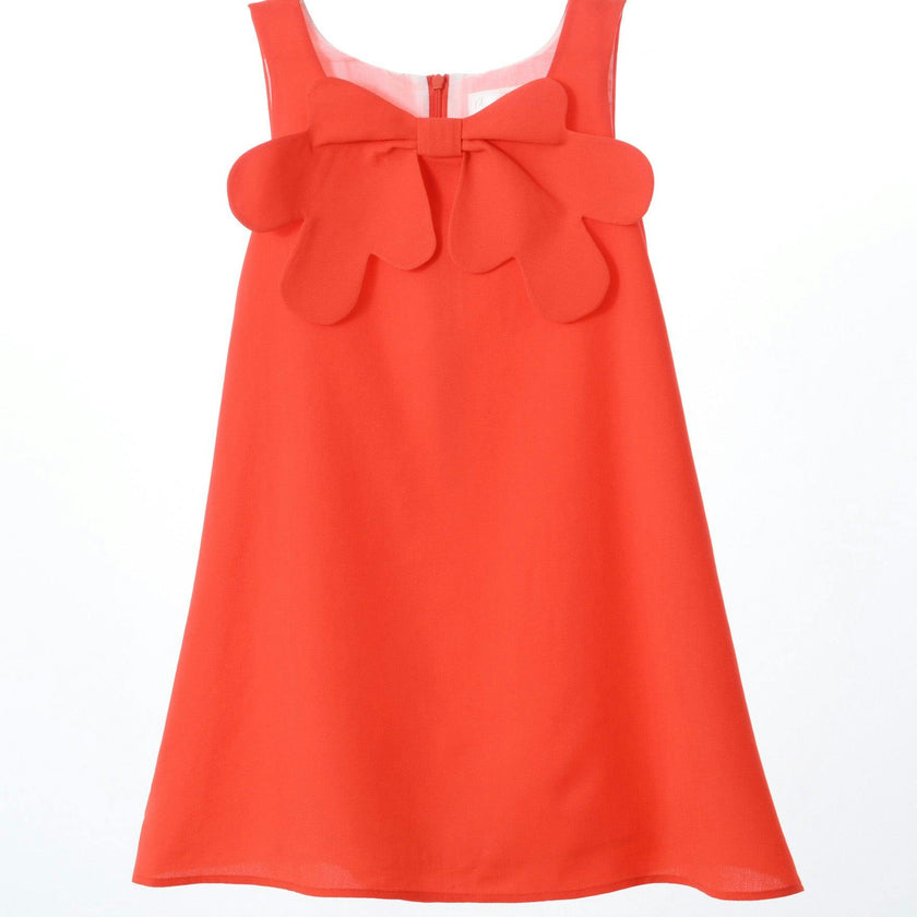 Esme dress (scarlet-orange)