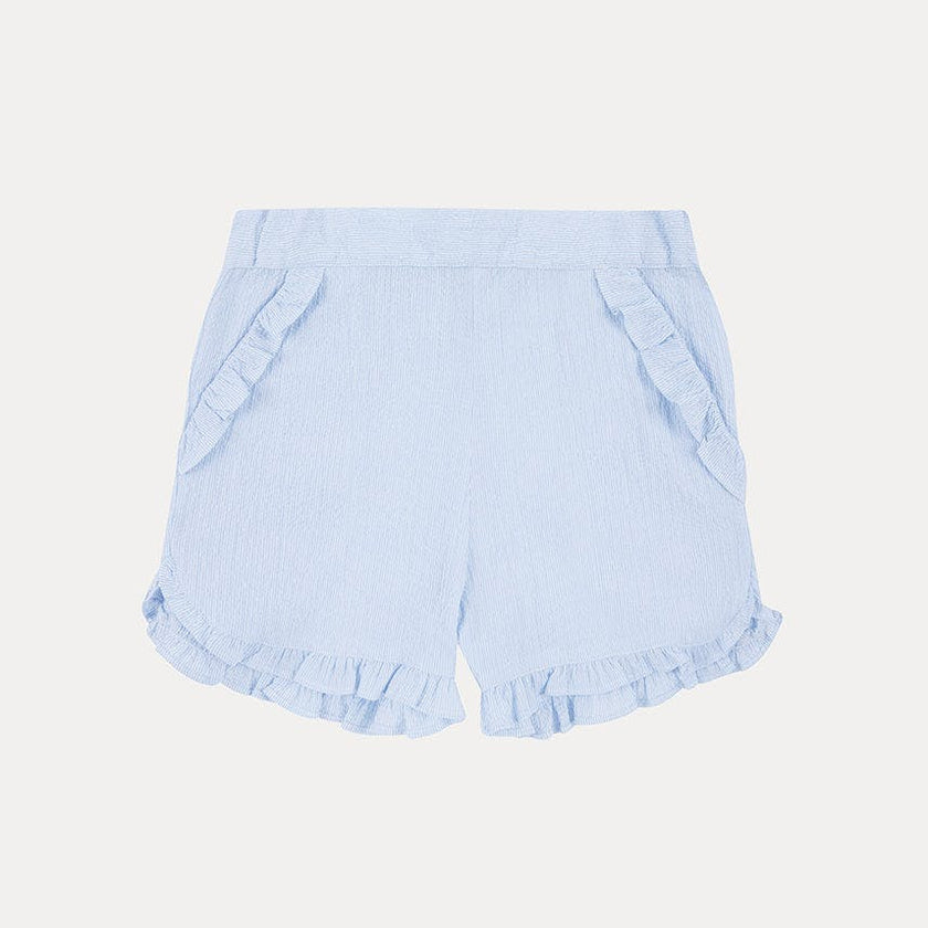 Seersucker Girl Frill Shorts