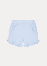 Seersucker Girl Frill Shorts