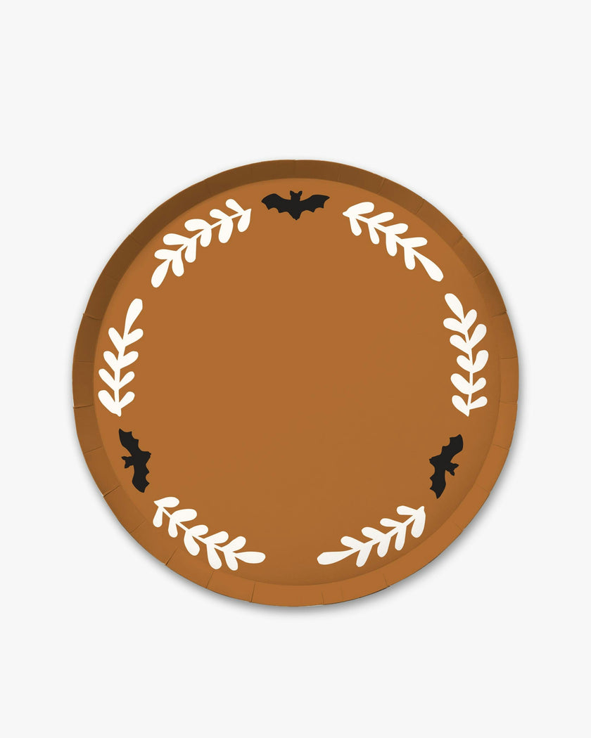 Creepy Casa Dinner Plate Set - Orange