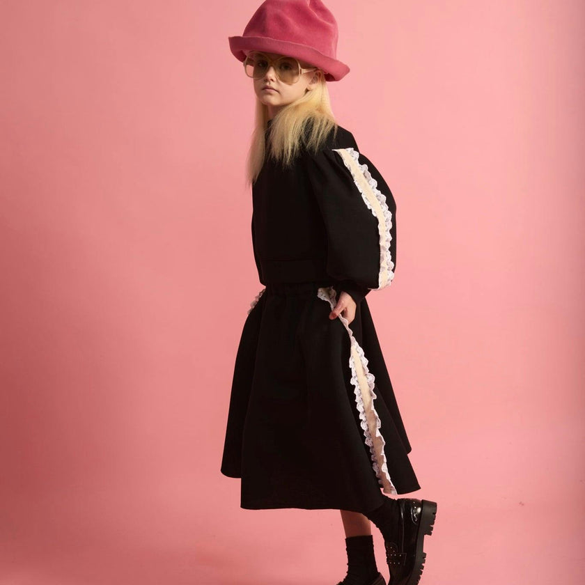 Neoprene Lace Skirt
