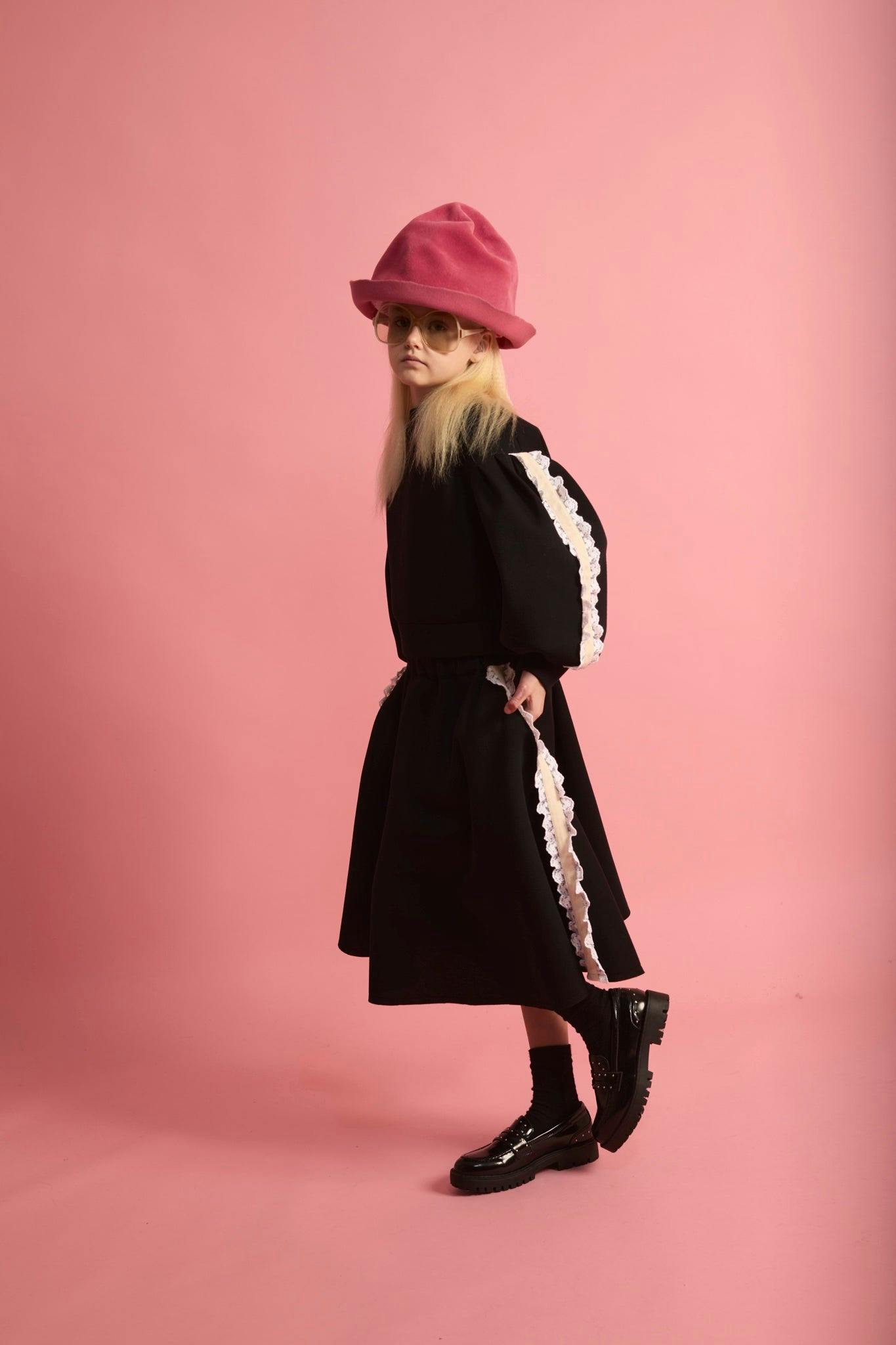 Neoprene Lace Skirt