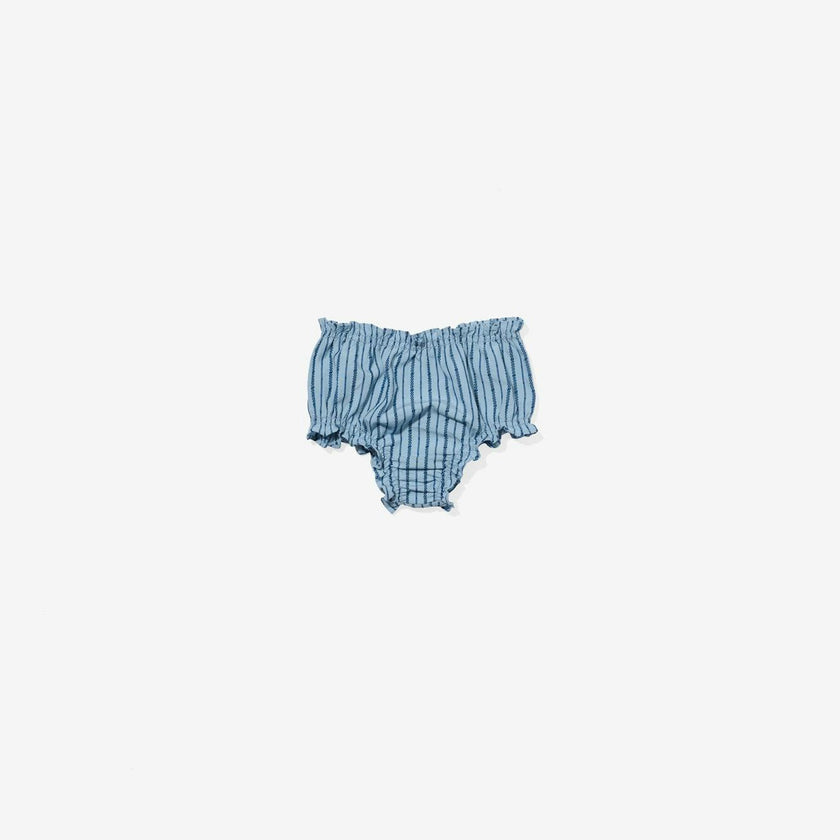 Clairette Dress, Navy Ladder Stripe