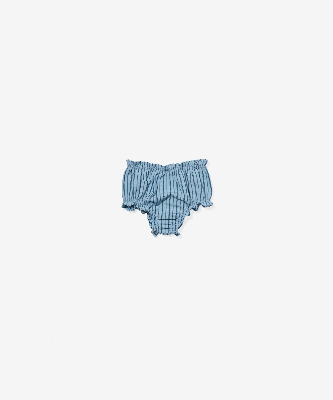 Clairette Dress, Navy Ladder Stripe