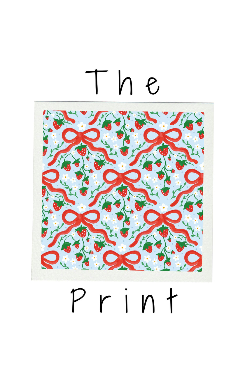 Strawberry Bows T-Shirt Bubble