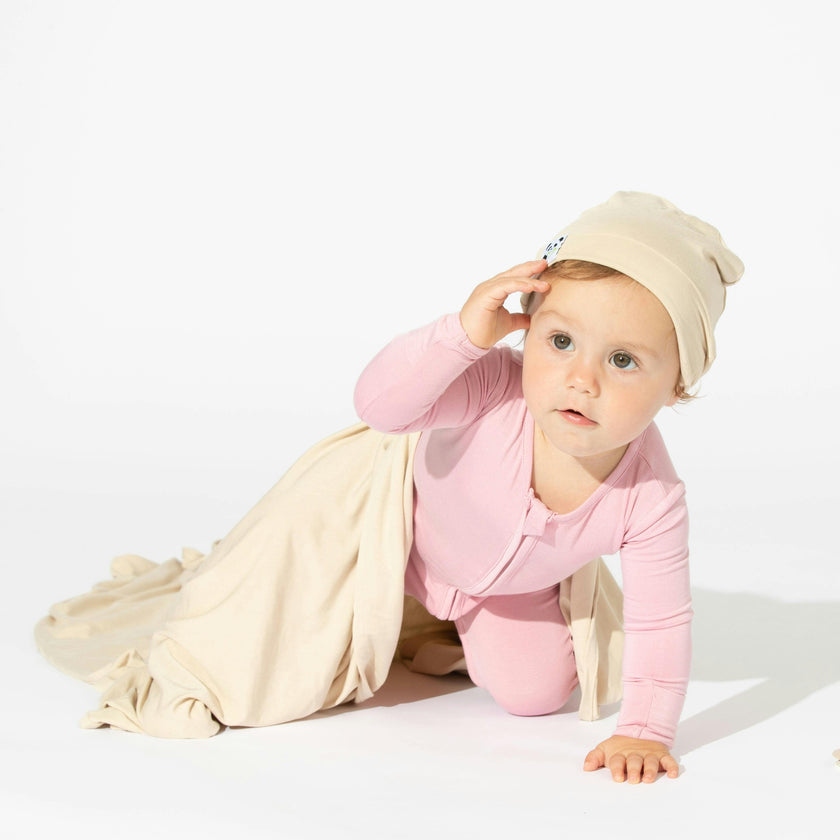 Oat Bamboo Convertible Footie
