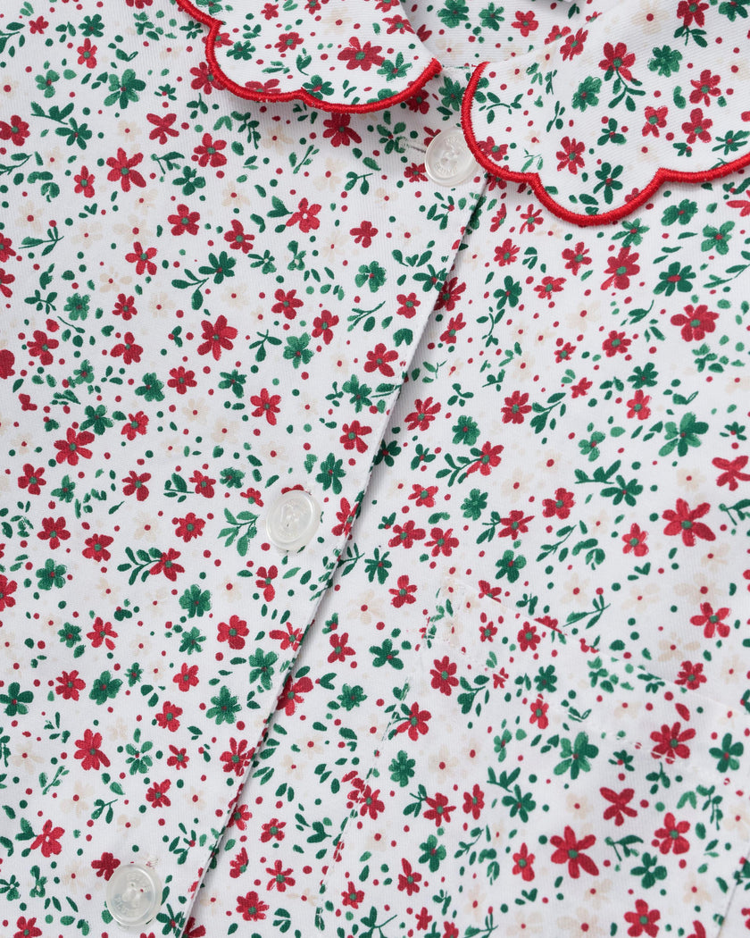 Women's Twill Colette Pajama Set in Winter Garden