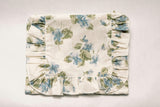 Cornflower Lane Timeless Floral Ruffle Zipper Pouch