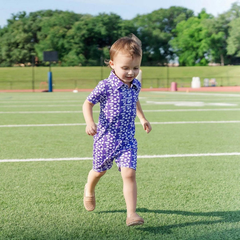 Tripp Boys' Polo Shortall - Pep Rally Purple