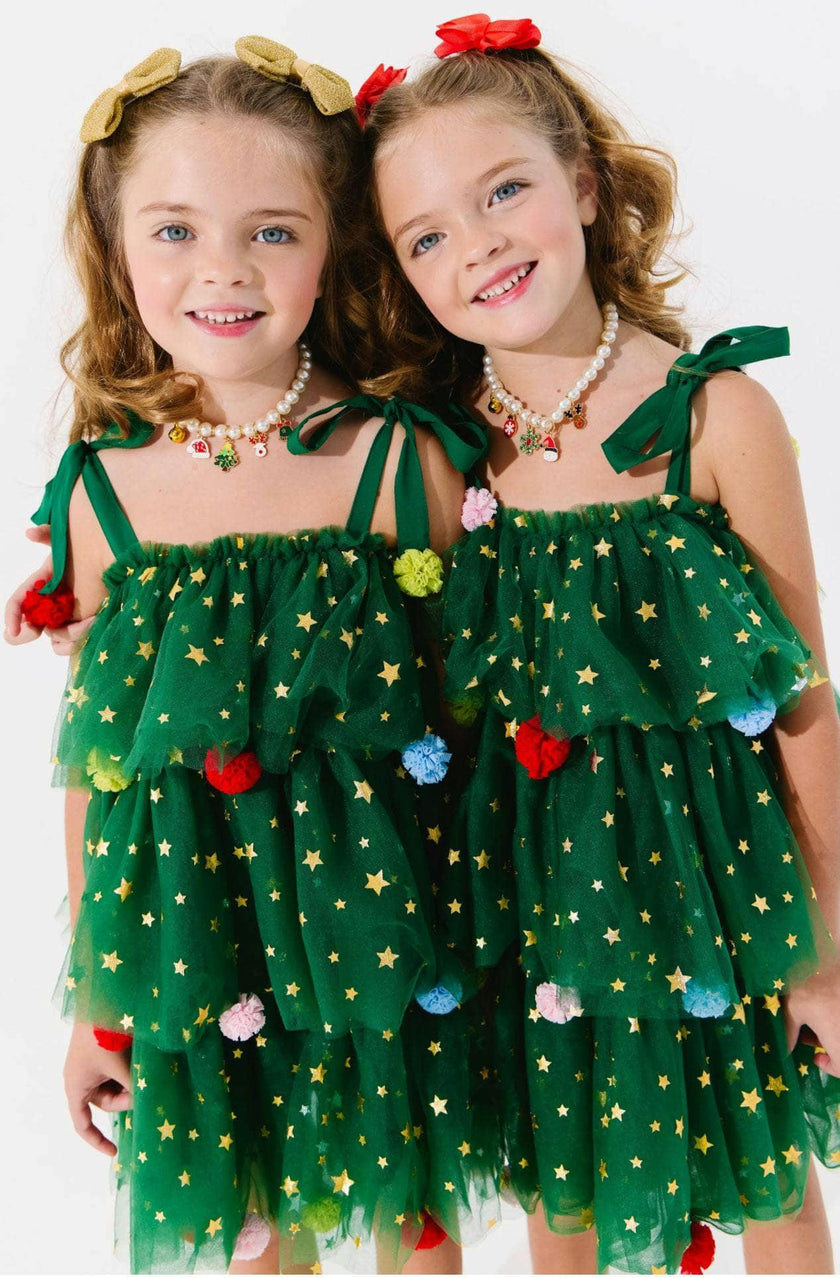 Christmas Starry Tulle Dress