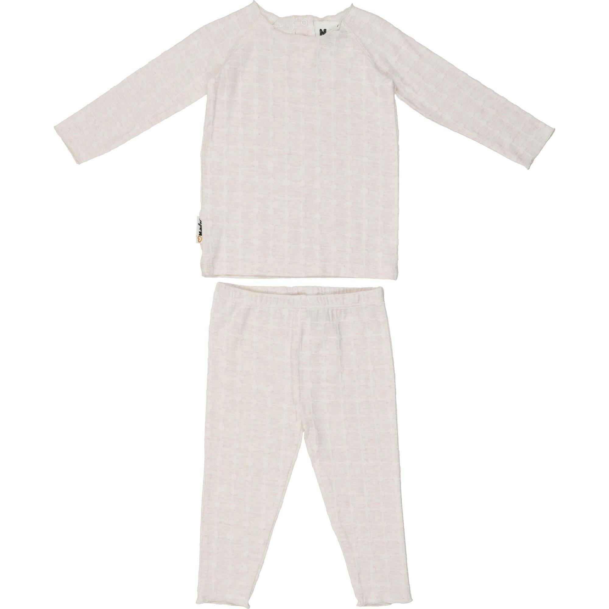 Box Design Raglan Sleeve Top & Pant Set