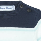 TARTINE ET CHOCOLAT Sailor Stripes Baby Sweater