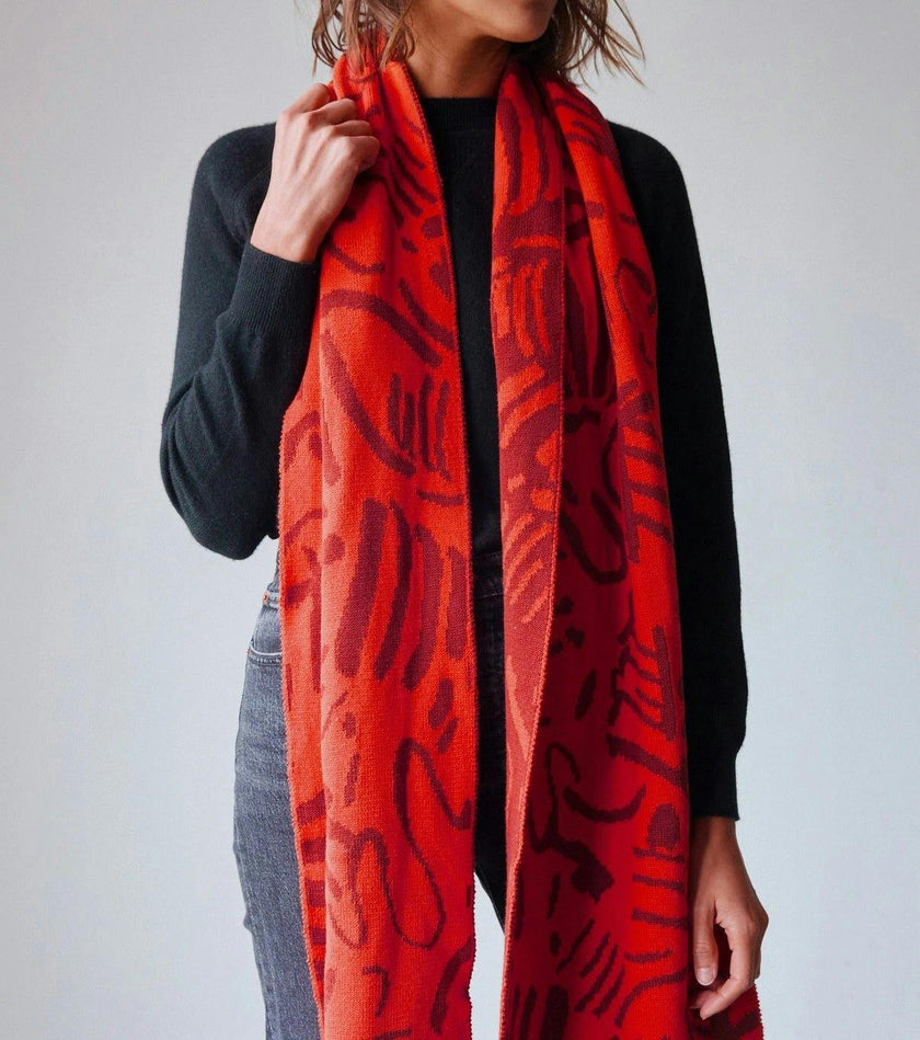 Fold Knit Scarf
