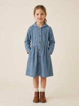 Denim Hooded Dress