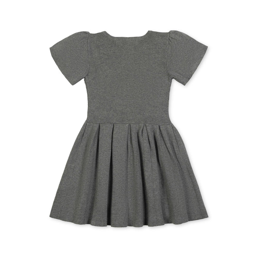 Organic Pleated Sweater Dress