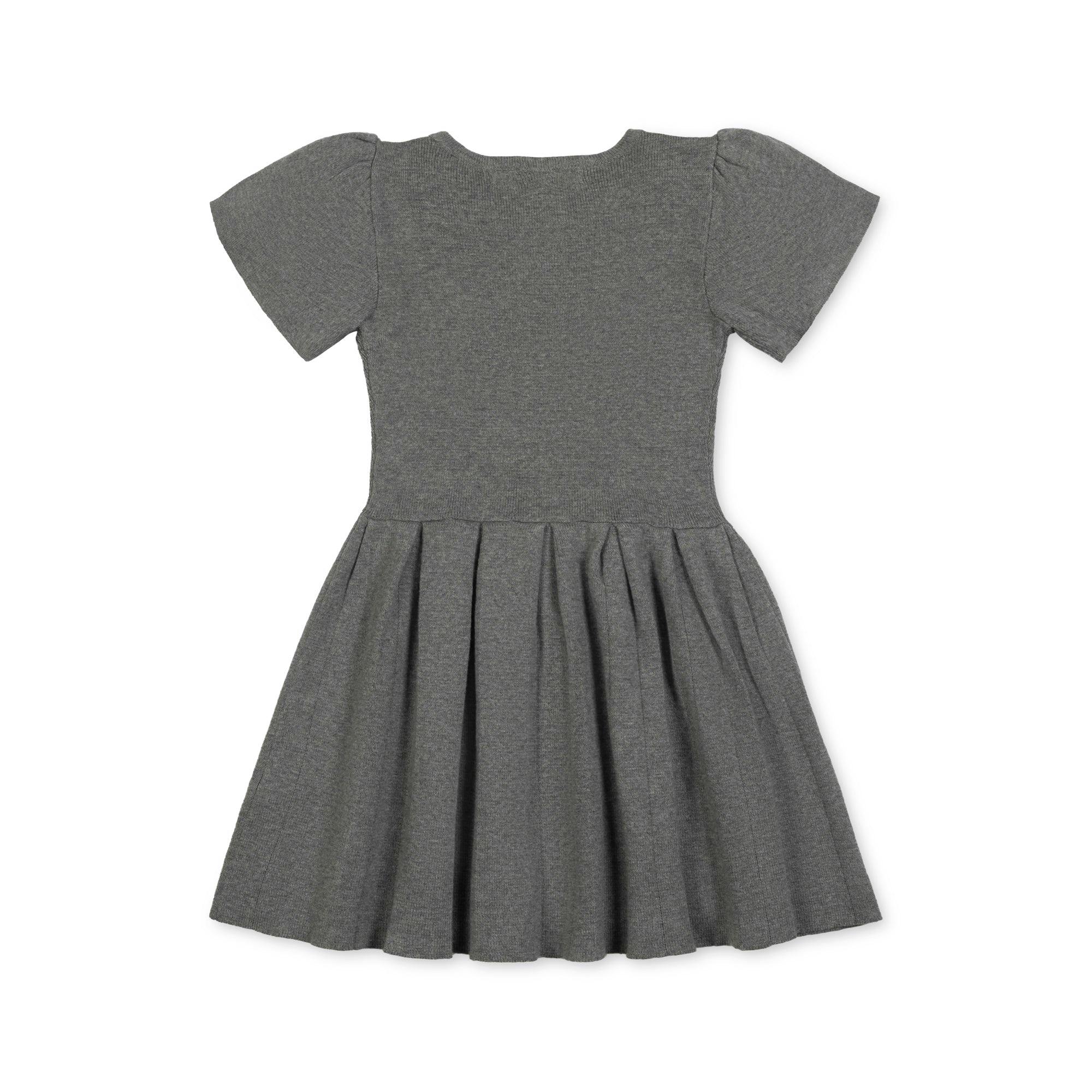 Organic Pleated Sweater Dress